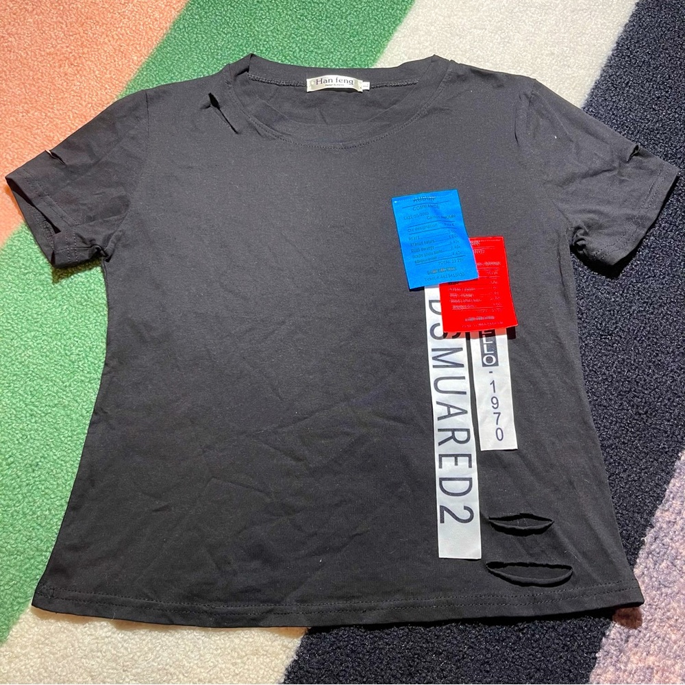 🖤 M Han Feng Korean Boutique Fashion Tee